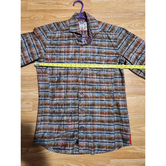 7 Downie St Men Dress Shirt Size 3 Long Sleeves - Picture 6 of 9